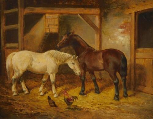 John Frederick Herring. Horses in stable