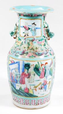 A 19thC Chinese famille rose vase - 5