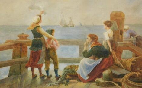 19thC British School. Away at sea