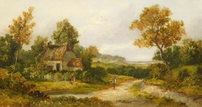 John Wallace (1841-1905). Country landscape