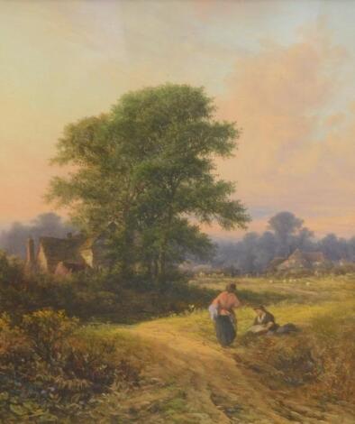 Walter Heath Williams (1835-1906). Figures in country scenes