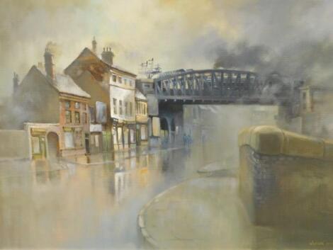 David Weston (1935-2011). West Bridge Leicester