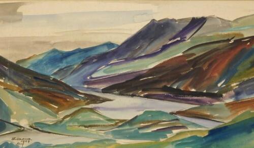 Siegfried Charoux (1896-1967). Mountain lake