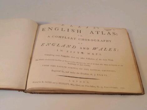 Ellis (John) - Ellis's English Atlas or a Complete Chorography of England and Wales