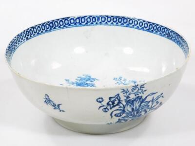 A Pennington Liverpool large punch bowl - 2