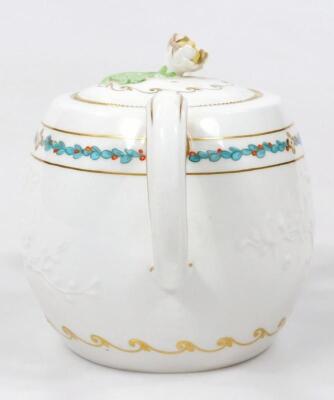 A rare Derby teapot and cover - 4