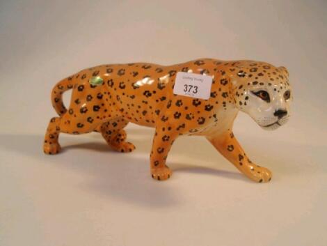 A Beswick figure of a leopard