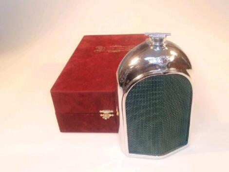 A Classic Stable Limited hip flask modelled as a Bentley radiator