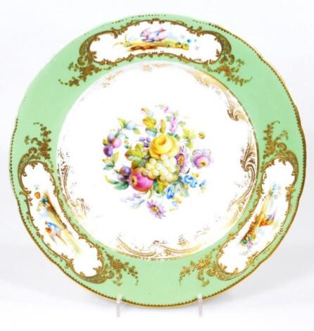 A French 18thC Sevres plate