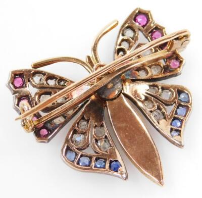 An early 20thC diamond butterfly brooch - 2