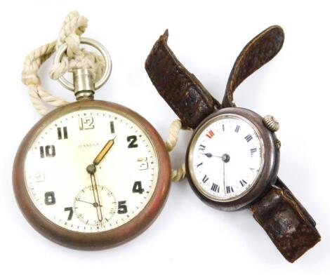 A Damas War Issue pocket watch