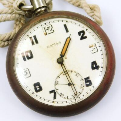 A Damas War Issue pocket watch - 2