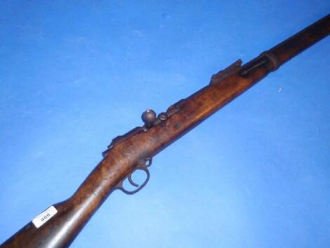 Antique bolt action rifle