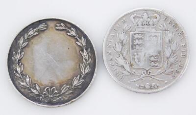 An 1844 Victorian silver crown - 2