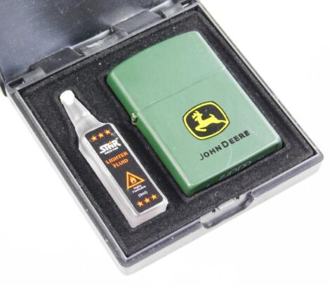 A Zippo John Deer lighter