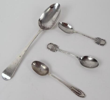 A George III silver tablespoon