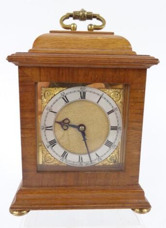 A Frodsham of London walnut cased mantel clock