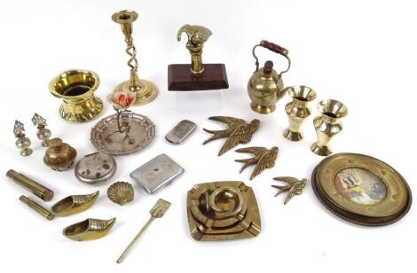 Various brass ware