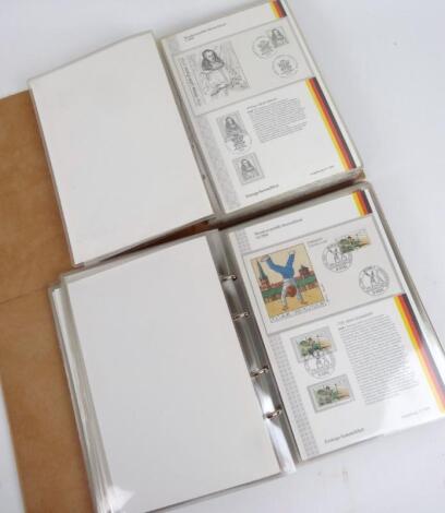 Various German 1980 first day covers