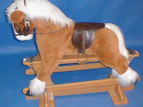 A Merrythought rocking horse