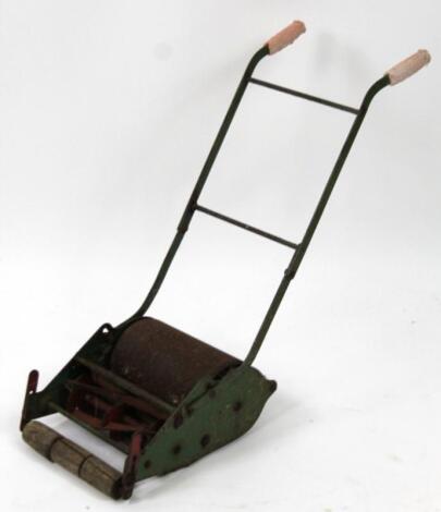 An mid 20thC child's push lawn mower