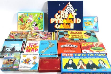 Various bygone games