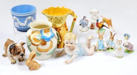 Various Beswick Beatrix Potter and other figures