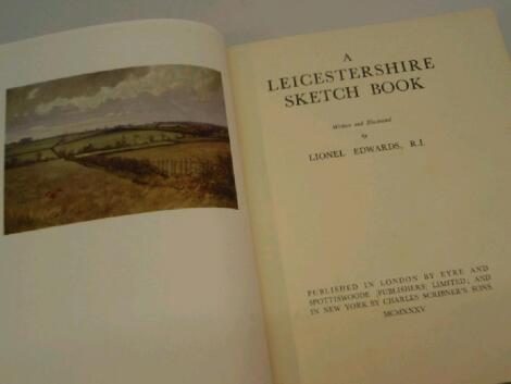 Edwards (Lionel). A Leicestershire sketch book