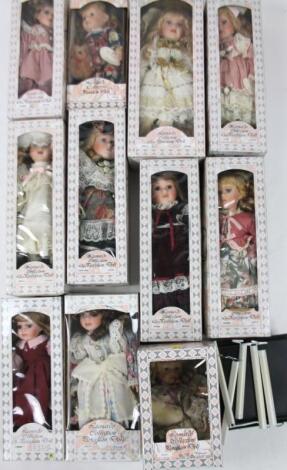 Various boxed Leonardo Collection dolls