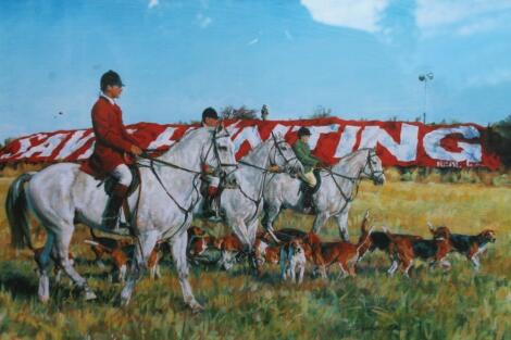 After Elizabeth Sharp. Declaration Day The Belvoir Greys At Melton Airfield 2003