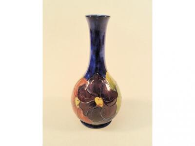 A Moorcroft pottery baluster vase