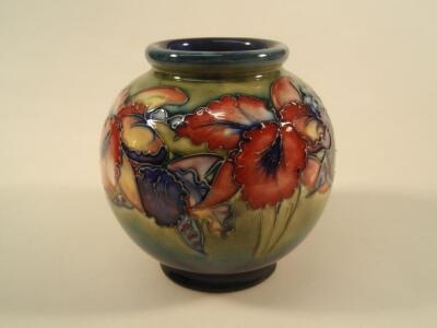 A Moorcroft pottery spherical vase