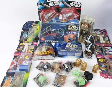 Various Star Wars and other die-cast figures