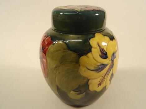 A Moorcroft pottery ginger jar and cover