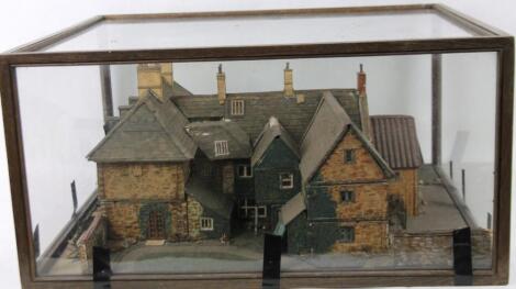 An early 20thC model of a mansion house Yule House Oakham