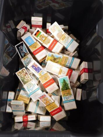 A large selection of mainly Cadets and Park Drive boxed cigarette cards