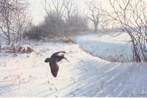 By and After Julian Novoral (b.1949). Winter Woodcock