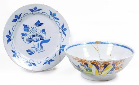 An 18thC English Delft bowl