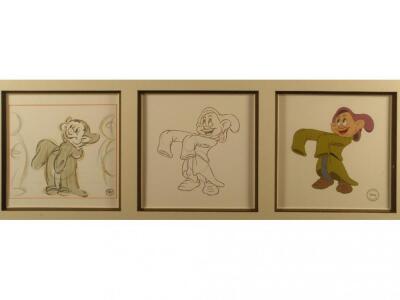 A Walt Disney Animation Art three image serigraph/serial "Let Me See Your