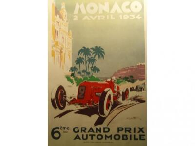 A Reproduction Grand Prix Poster