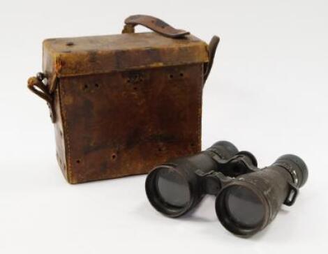 A pair of Emil Busch WWI military binoculars