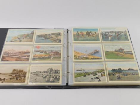 An album of topographical postcards