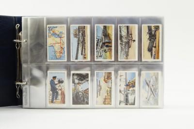 Cigarette cards chiefly transport related