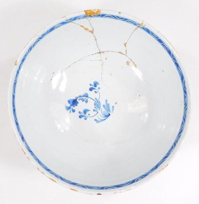 An 18thC English Delft bowl - 9