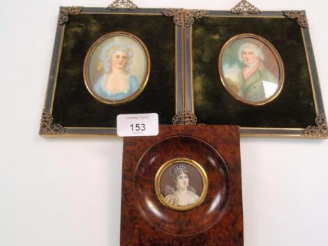 A 20thC portrait miniature