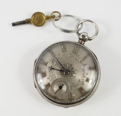 A Victorian silver Gentleman's pocket watch