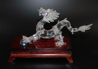A Swarovski Crystal Zodiac figure Year of the Dragon