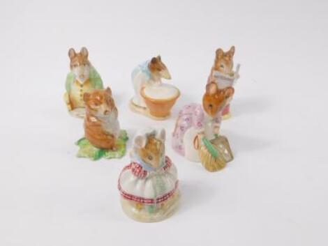 Six Beswick Beatrix Potter figures