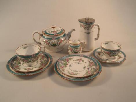 A Mintons porcelain early morning tea service