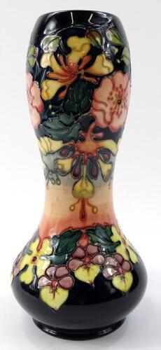 A Moorcroft pottery Oberon pattern vase